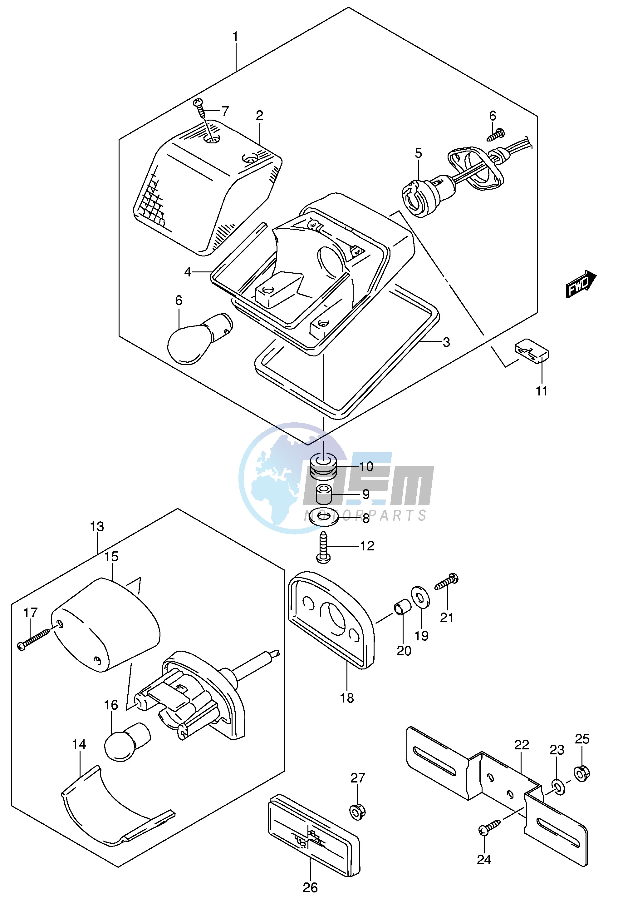 REAR COMBINATION LAMP