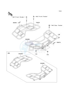 KVF 700 A [PRAIRIE 700 4X4] (A6F) A6F drawing CARRIER-- S- -