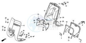 NH80MD drawing FRONT COVER/INNER BOX