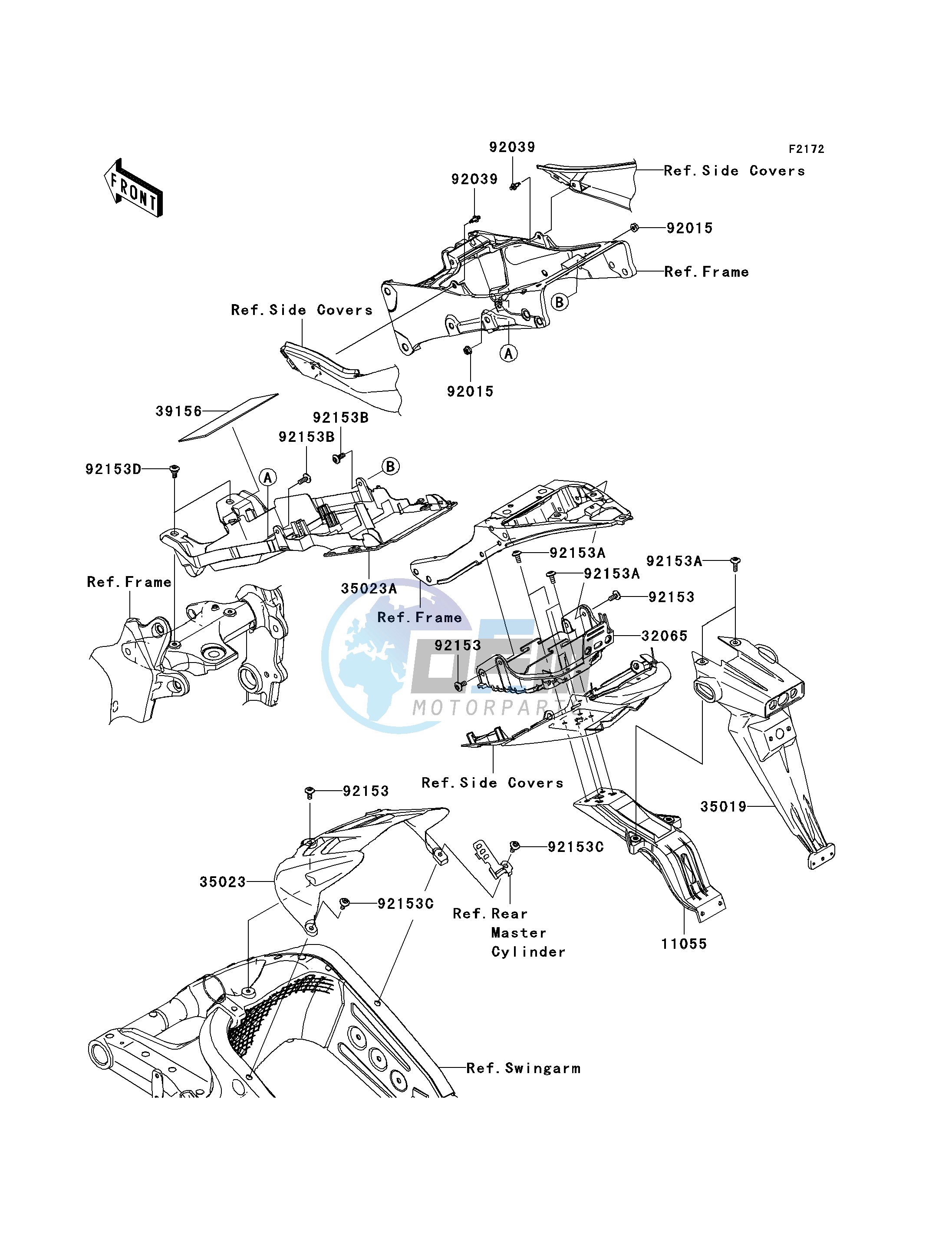 REAR FENDER-- S- -