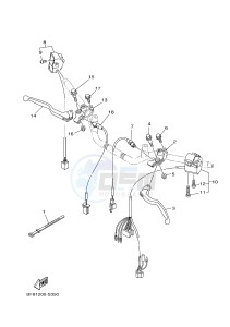 AG125 (BF81) drawing HANDLE SWITCH & LEVER