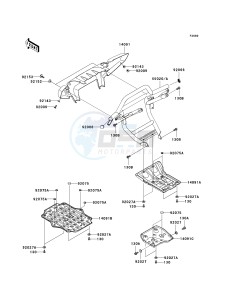 KVF 650 E [BRUTE FORCE 650 4X4 HARDWOODS GREEN HD] (E6F-E9F) E6F drawing GUARD-- S- -