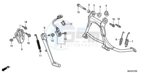 GL18009 Korea - (KO / AB) drawing STAND