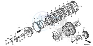 NC750XAE NC750XA Europe Direct - (ED) drawing CLUTCH ( NC750X/ XA)