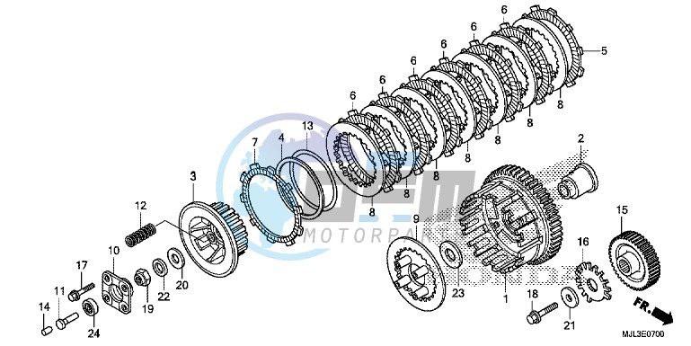 CLUTCH ( NC750X/ XA)