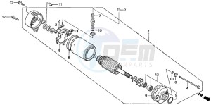 TRX350TM RANCHER drawing STARTING MOTOR