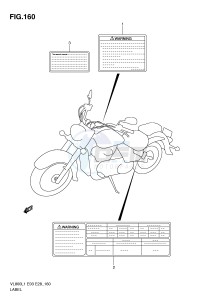 VL800 (E3-E28) VOLUSIA drawing LABEL (VL800CL1 E33)