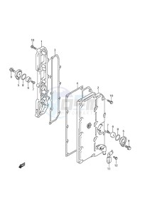 DF 300 drawing Exhaust Cover