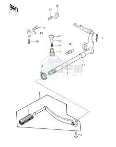 KD 80 C [KD80] (M1-M2) [KD80] drawing GEAR CHANGE MECHANISM