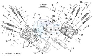 Shiver 750 (AA, JP, K, MAL, T, TW) drawing Cylinder head - valves