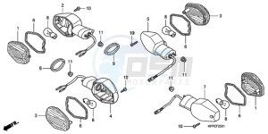 CBR125RWA Korea - (KO) drawing WINKER (CBR125RW7/RW9/RWA)