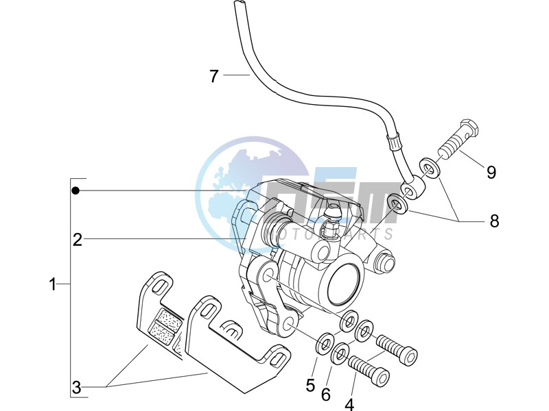 Brakes pipes - Calipers