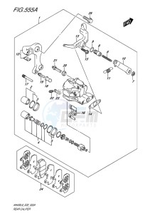 AN400 BURGMAN EU drawing REAR CALIPER