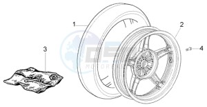 Liberty 50 2t RST drawing Rear Wheel