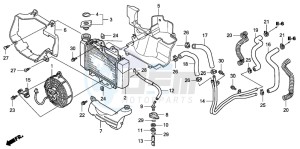 PES125R drawing RADIATOR