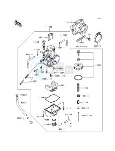 KX 500 E [KX500] (E9) [KX500] drawing CARBURETOR