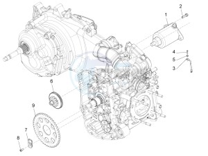 BEVERLY 350 ST 4T 4V ie E4 ABS (NAFTA) drawing Stater - Electric starter