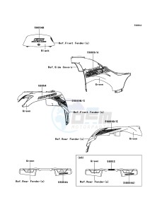 KVF750_4X4_EPS KVF750GCS EU GB drawing Decals(Green)