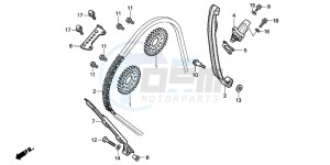 CBR1000RR drawing CAM CHAIN/TENSIONER