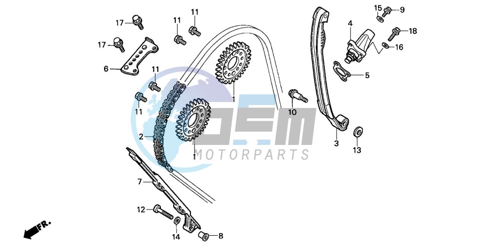 CAM CHAIN/TENSIONER