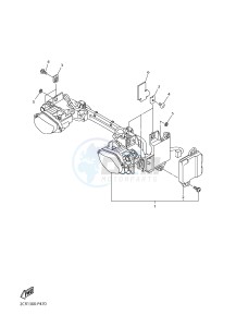 YZF-R1 998 R1 (2CR1 2CR2) drawing HEADLIGHT