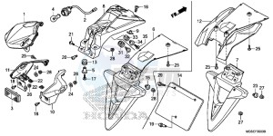 NC700SAD NC700S ABS 2ED - (2ED) drawing TAILLIGHT