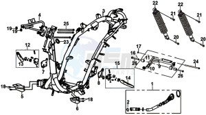 JET 4 RX 50 (XE05W3-NL) (M1 drawing FRONT BRAKE MASTER CYLINDER