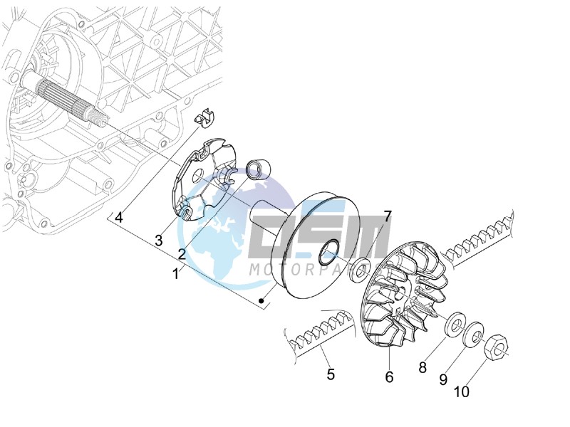 Driving pulley