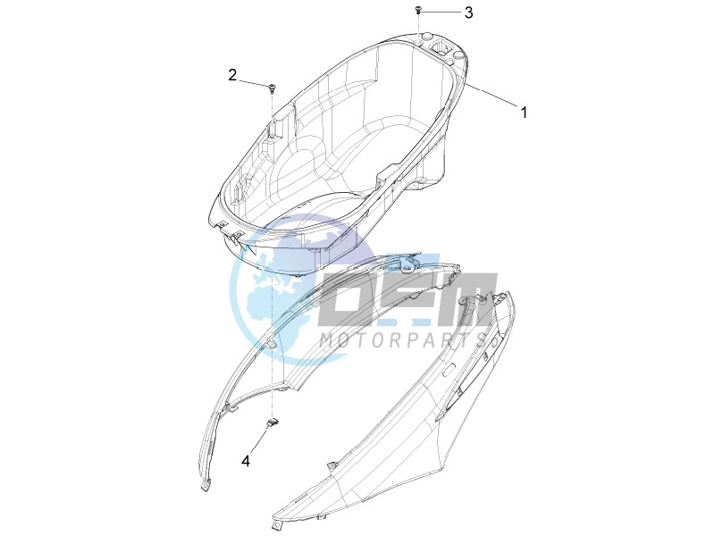 Helmet huosing - Undersaddle