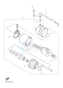 XJ6S 600 DIVERSION (S-TYPE) (36CL 36CM) drawing STARTING MOTOR