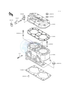 JF 650 B [TS] (B3-B7) [TS] drawing CYLINDER HEAD_CYLINDER