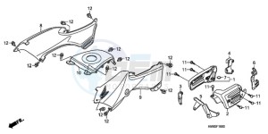 TRX250TEA Europe Direct - (ED / EC) drawing BODY COVER