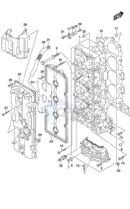 DF 150 drawing Cylinder Head