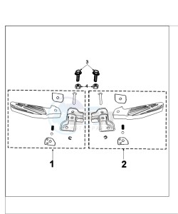 TWEET 125 C PRO drawing FOOTREST