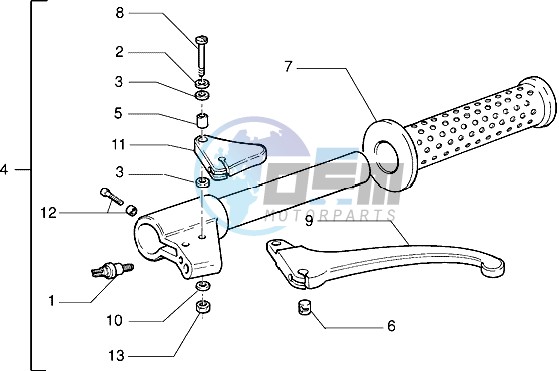 Handlebars component parts