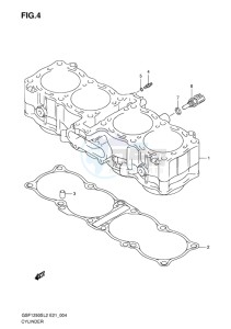 GSF-1250S ABS BANDIT EU drawing CYLINDER