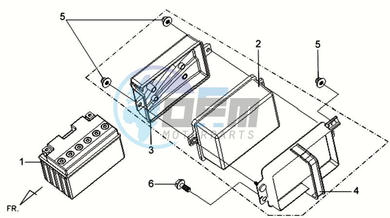 BATTERY - BATTERY HOLDER