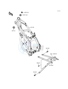 KX 250 L [KX250] (L1) [KX250] drawing FRAME