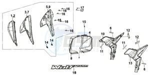 WOLF SB125Ni (L8) EU drawing FRONT INDICATOR LIGHTS  / TOPCOVER