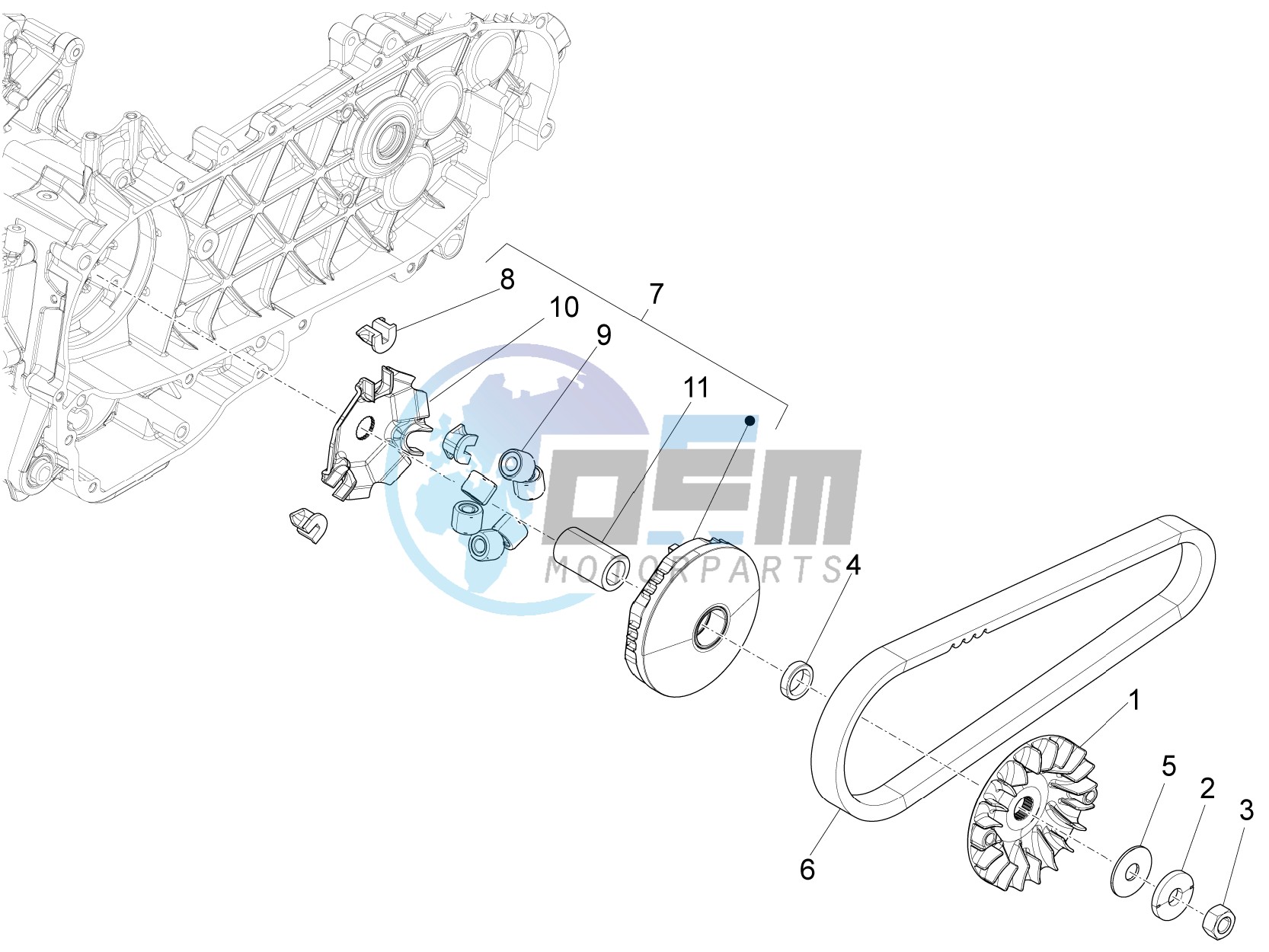 Driving pulley