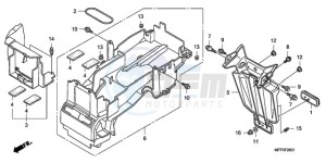 CB1300A9 Europe Direct - (ED / ABS MME TWO) drawing REAR FENDER (CB1300A/CB13 00SA)