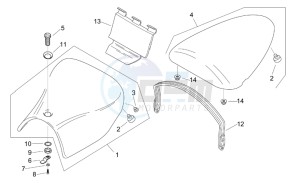 RS 50 Tuono drawing Saddle unit