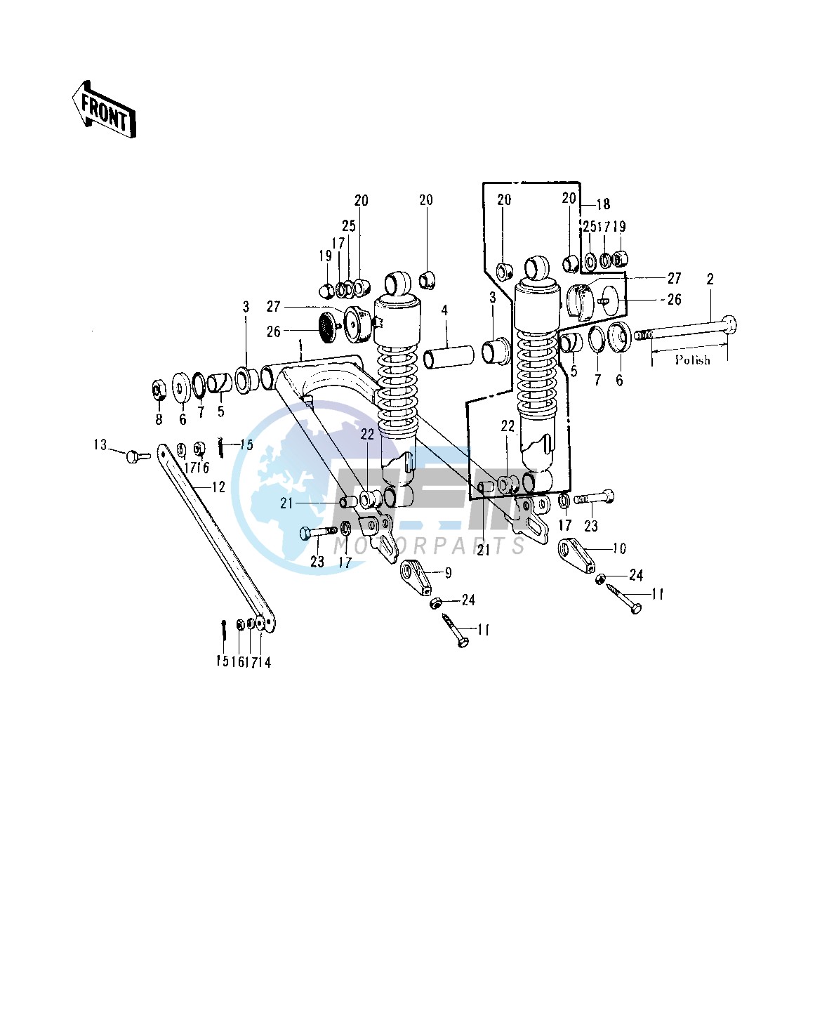 SWING ARM_SHOCK ABSORBERS -- S1-A- -