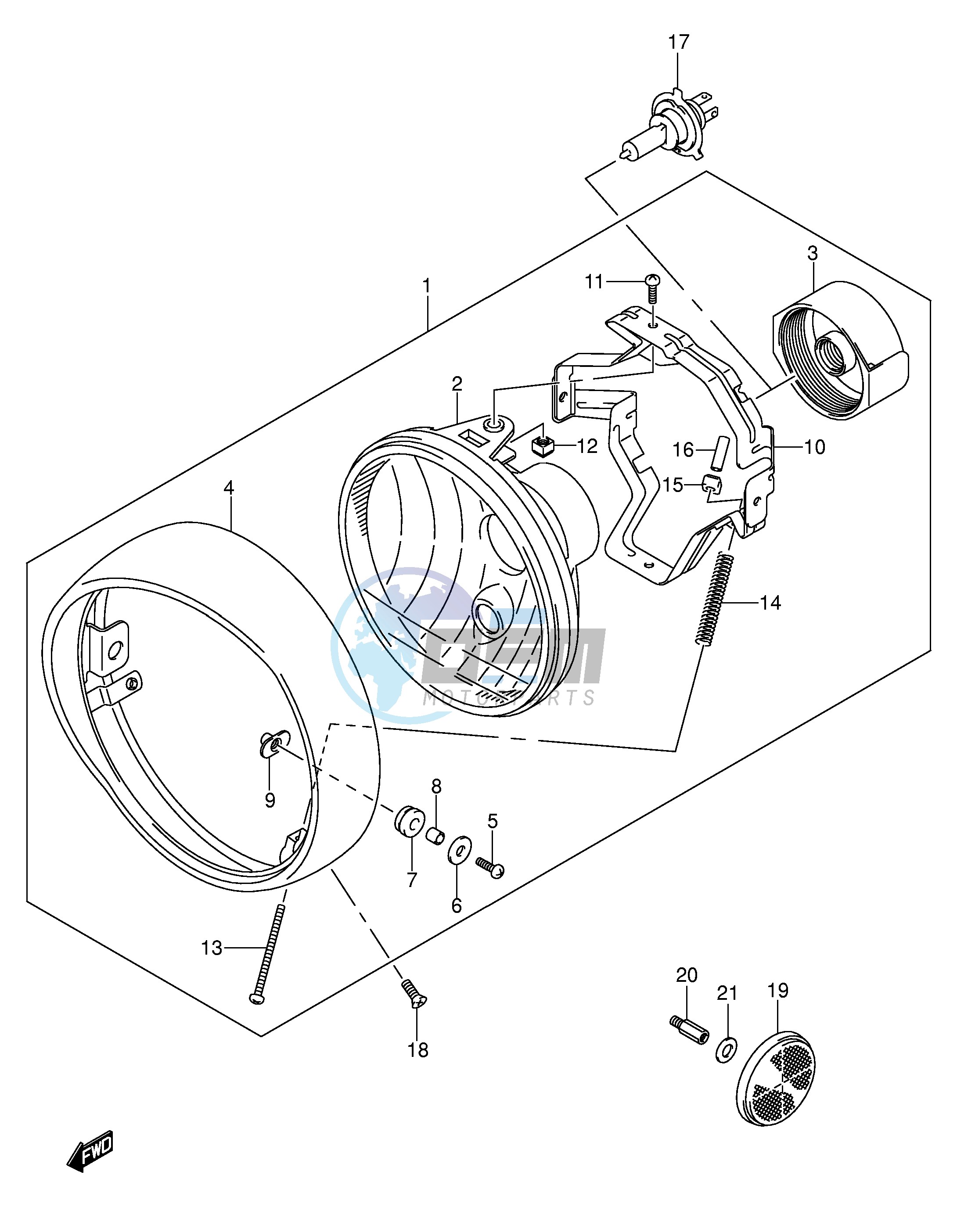 HEADLAMP (E24)