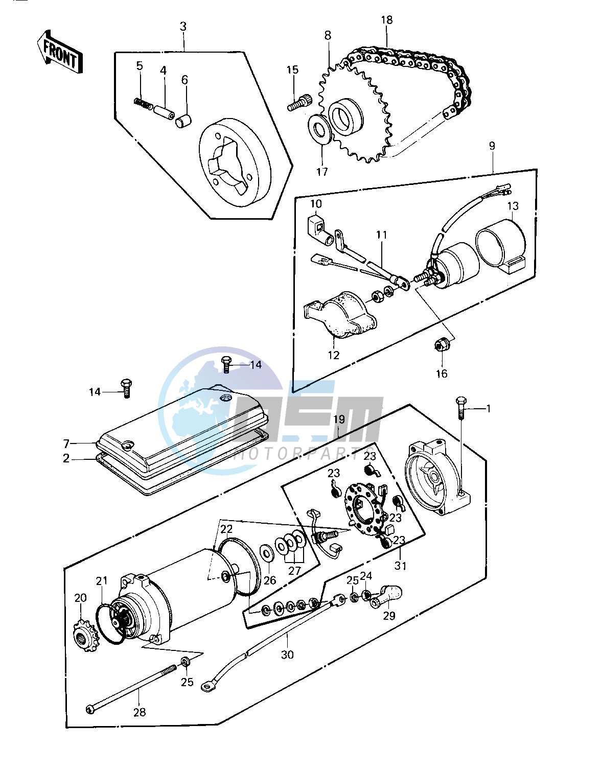 STARTER MOTOR_STARTER CLUTCH -- 80 A1- -