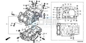 NC700XDC drawing CRANKCASE