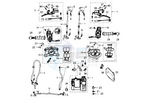 ELYSTAR - 125 cc drawing BRAKE CYLINDER-CALIPER