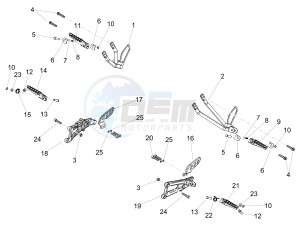 RS4 50 2T E4 (APAC, EMEA) drawing Foot rests