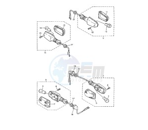 XJR 1300 drawing FLASHER LIGHT