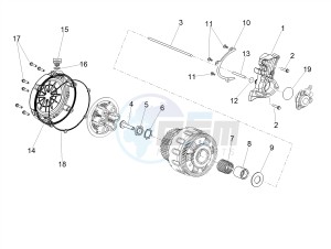 SHIVER 900 E4 ABS NAVI (NAFTA) drawing Clutch cover